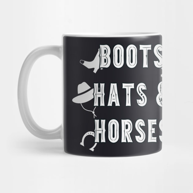 Country Western Hat Western Boots Saying by Foxxy Merch